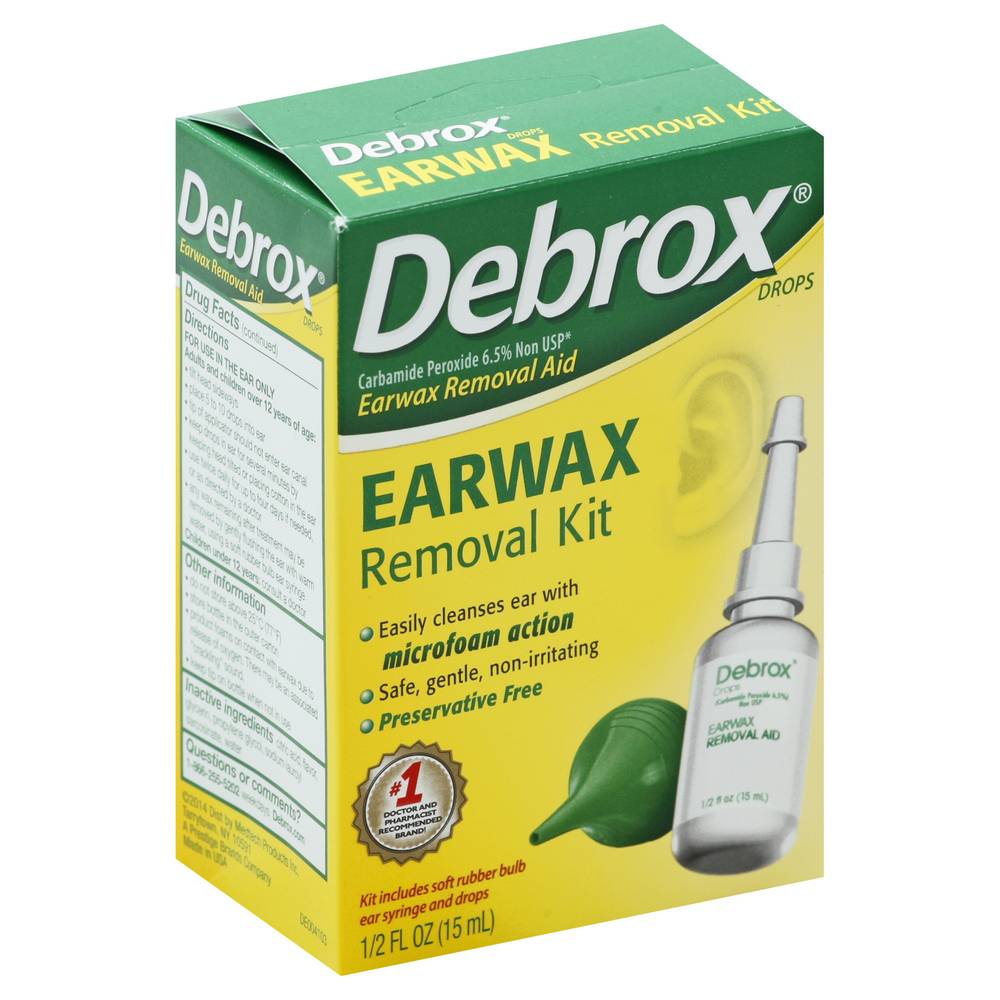 Debrox Earwax Removal Kit Microfoam Action (15 ml)