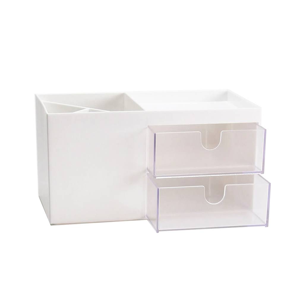 Miniso caja de dos capas con cajones blanco (1 pieza)