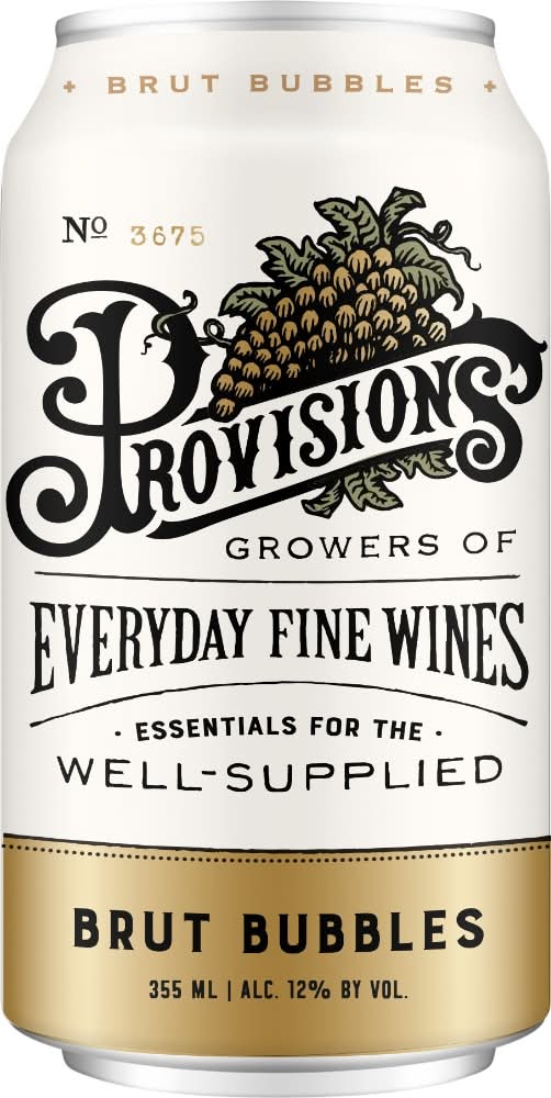 Provisions Wine Brut Bubbles Sparkling Wine (355 ml)