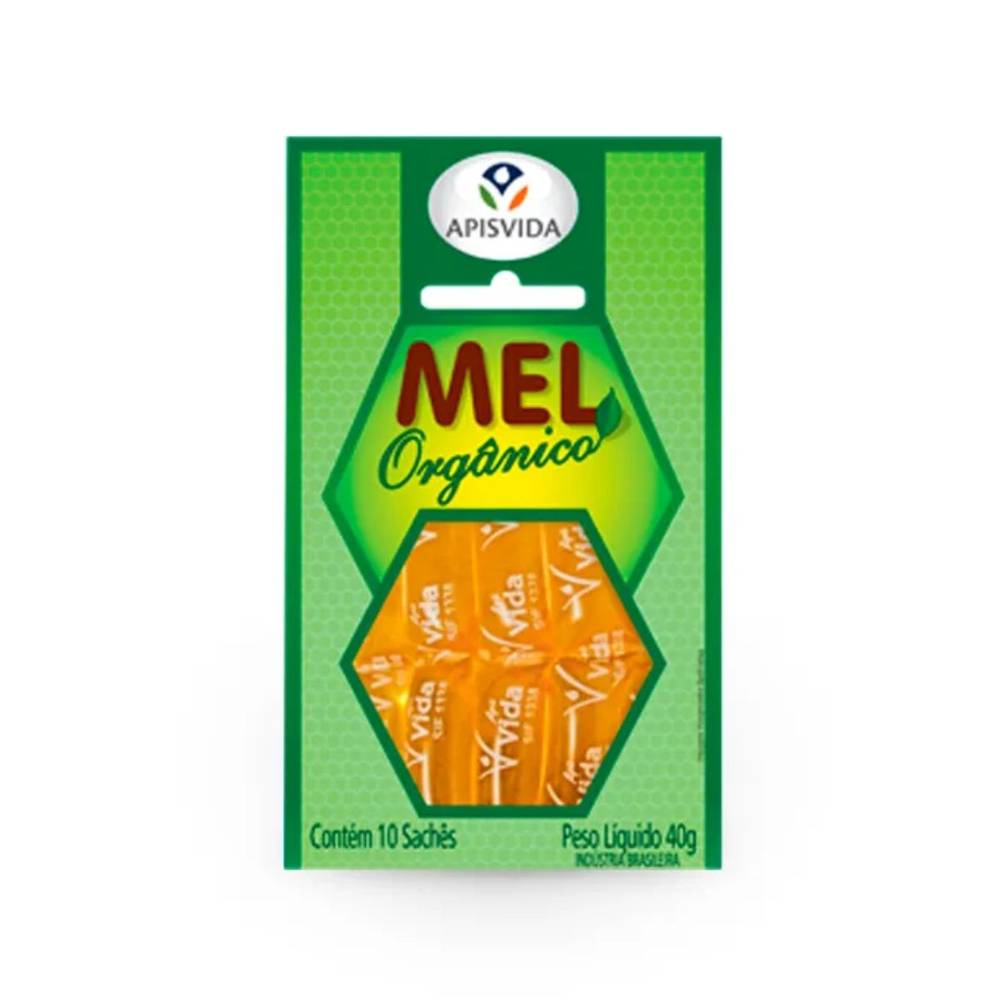 Apis vida mel orgânico composto (40g)