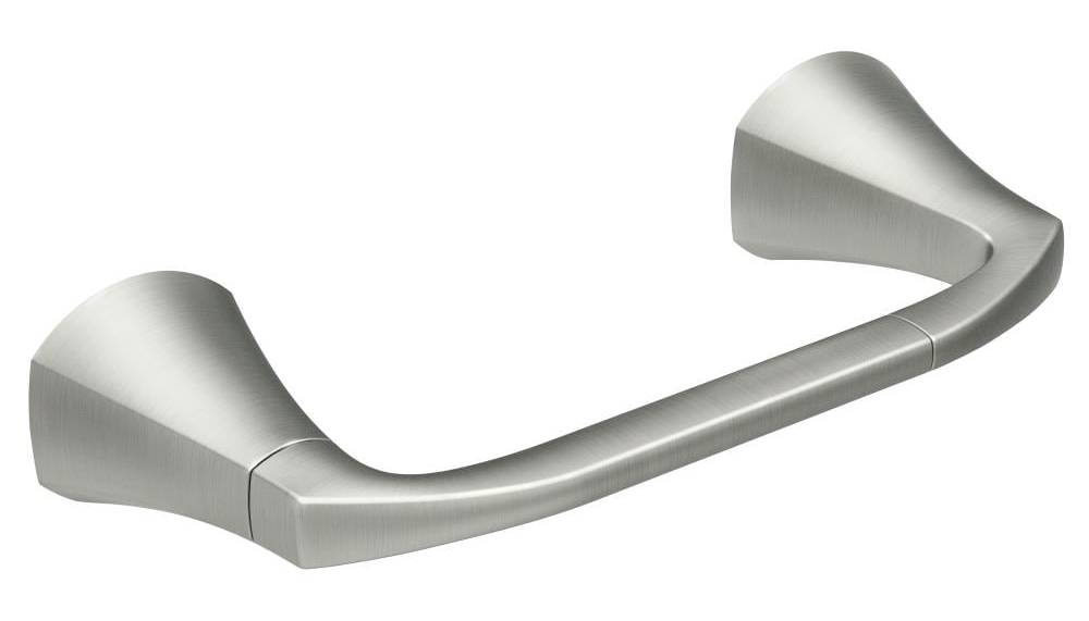 Moen Lindor Brushed Nickel Wall mount Pivot Toilet Paper Holder 1 -Rolls | MY8708BN