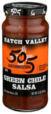 505 Southwestern Hot Green Chile Salsa 16Oz
