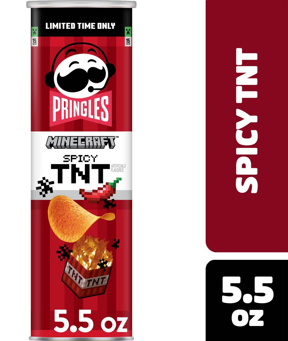 Pringles Minegraft Crisps, Spicy Tnt (5.5 oz)
