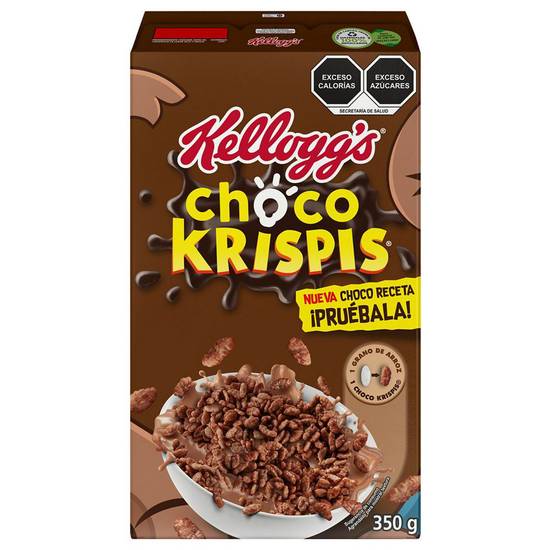 Kellogg's cereal choco krispis sabor chocolate (caja 350 g)