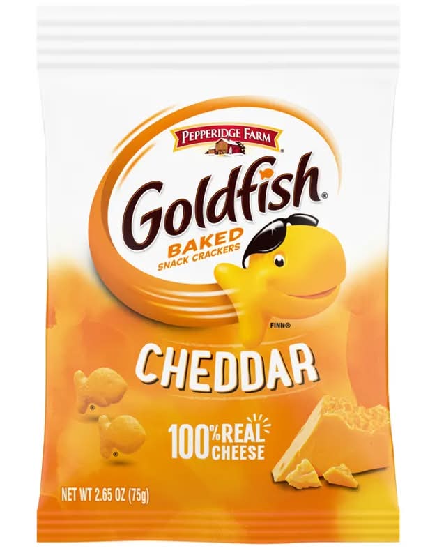 Pepperidge Farm Goldfish Baked Snack Crackers Cheddar