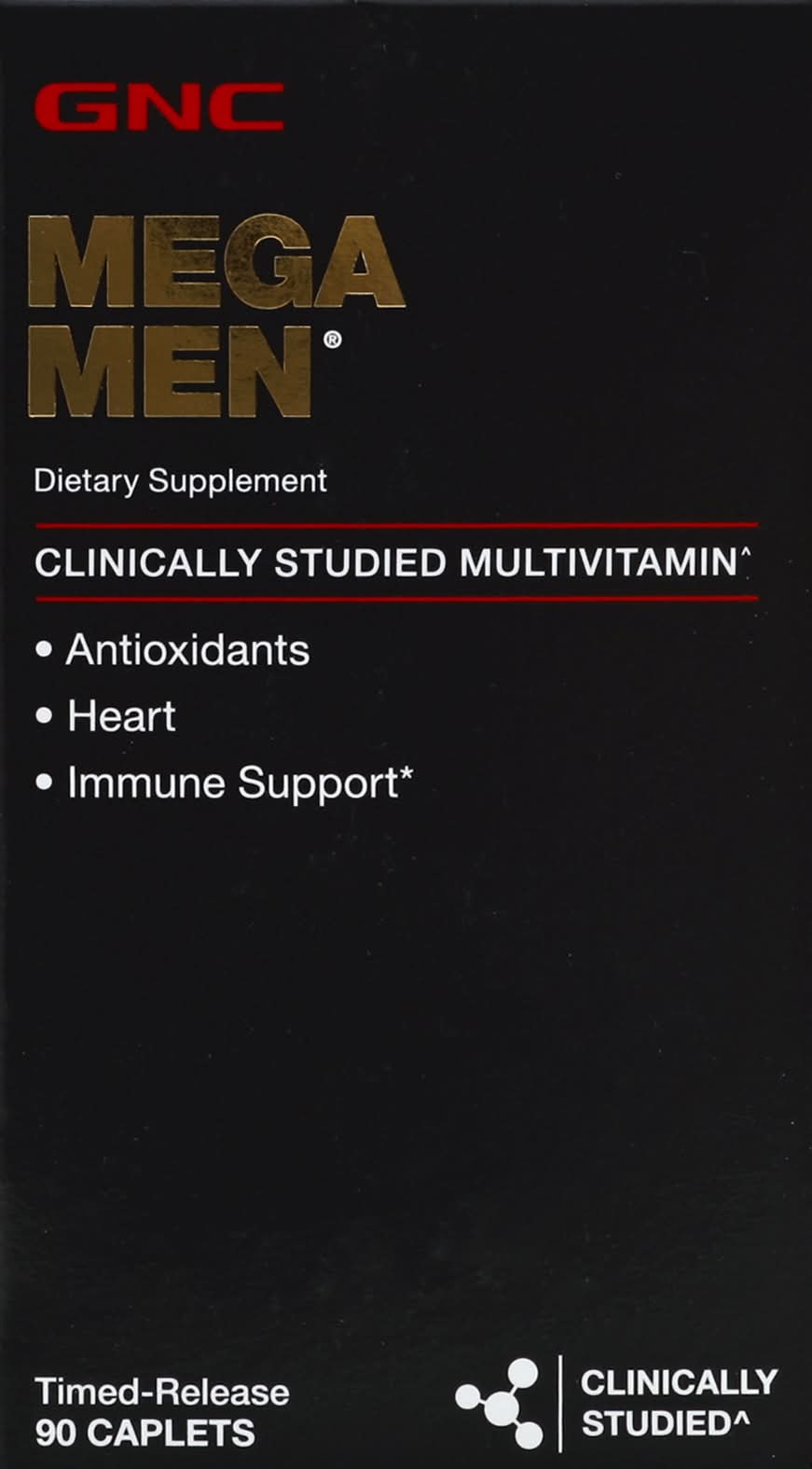 GNC Mega Men Multivitamin Caplets (5.7 oz, 90 ct)