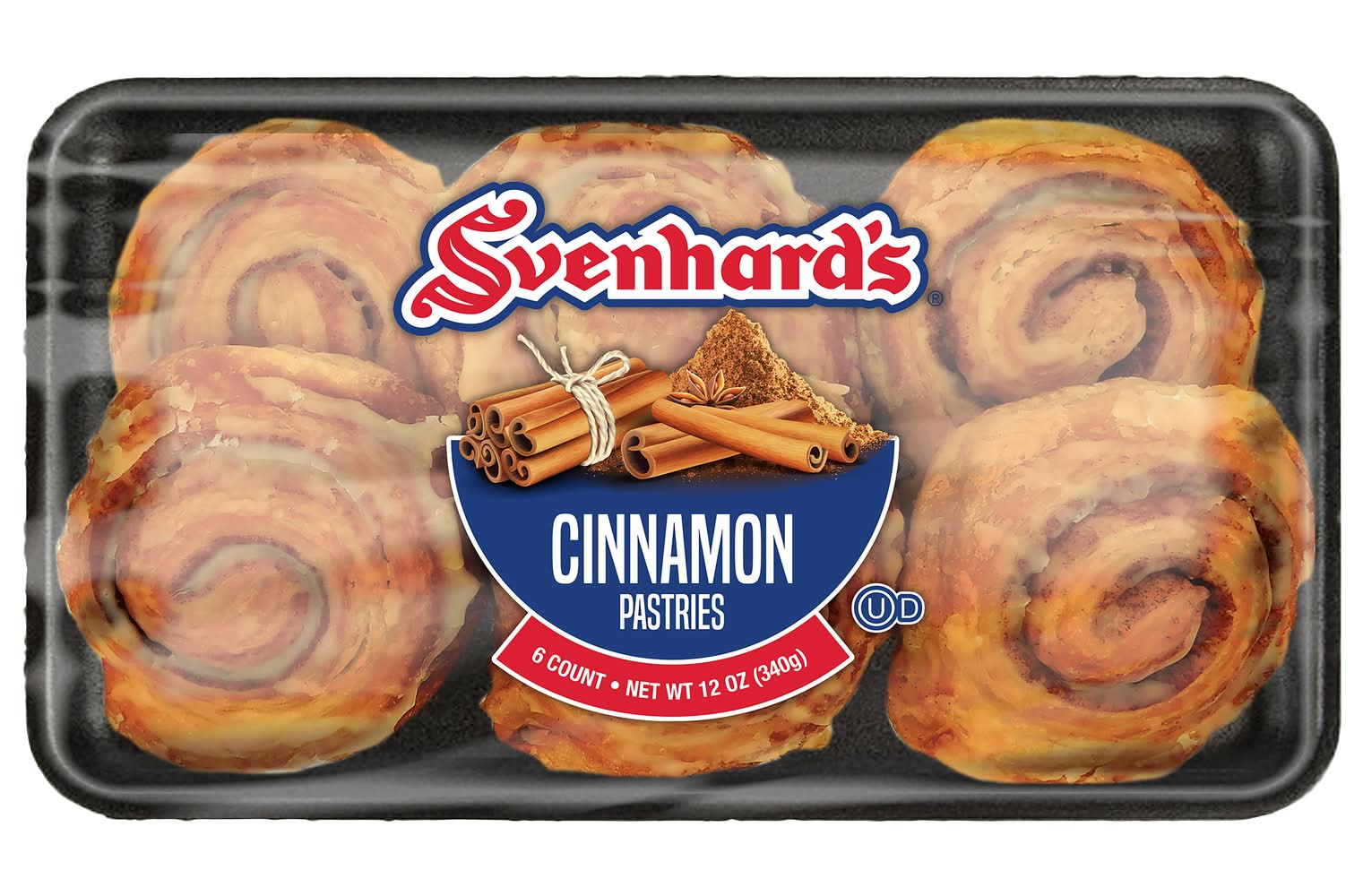 Svenhard’s Pastries, Cinnamon (12 oz, 6 ct)