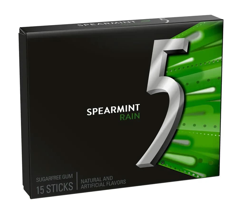 Wrigley's 5 Spearmint Rain Gum