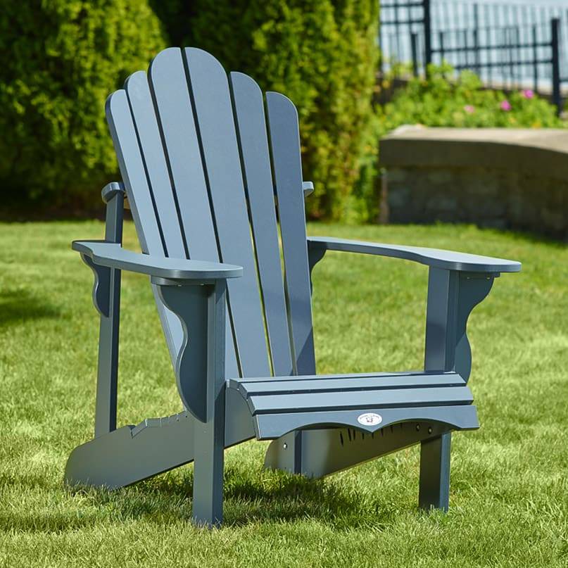 Classic Adirondack Chair Grey