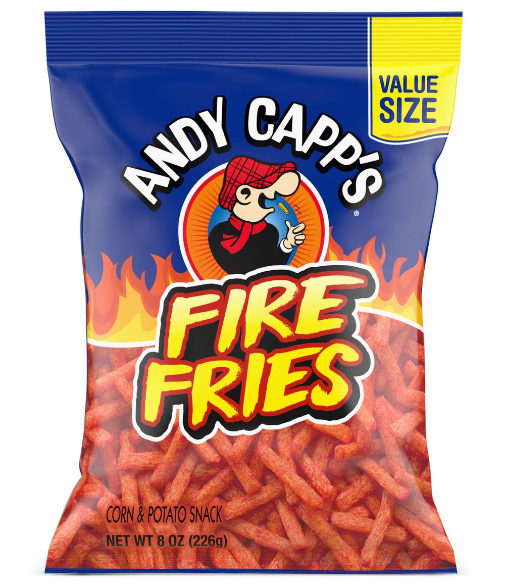 Andy Capp's Fire Fries, Corn & Potato Snacks (8 oz)