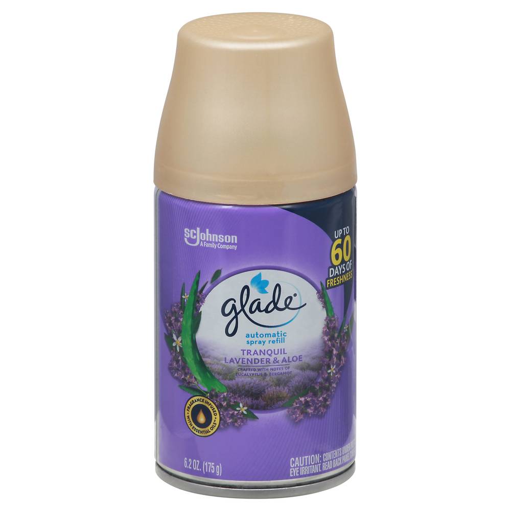 Glade Automatic Spray Refill, Tranquil Lavender & Aloe (6.2 oz)