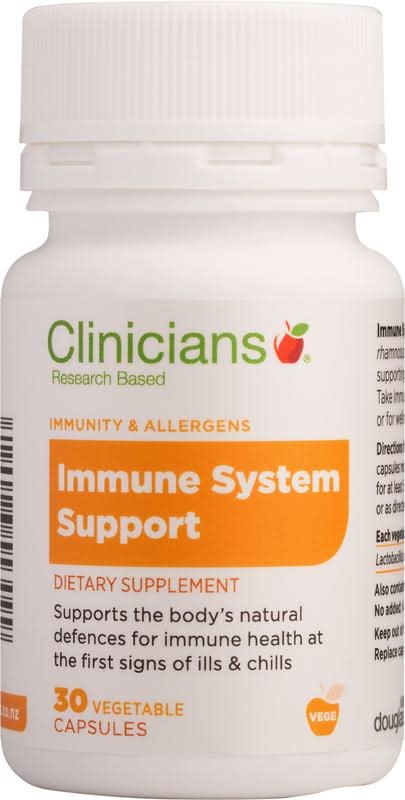 Clinicians Immune System Support Vege Capsules 30s