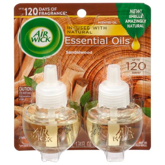 Air Wick Scented Essential Oils Sandalwood Refill