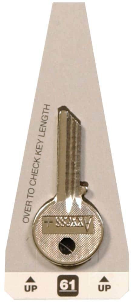 Hillman Nickel Home and Office Brass House/Entry Key Blank | 87555