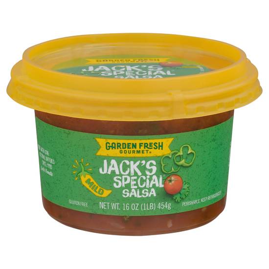 Garden fresh gourmet mild jack's special salsa 