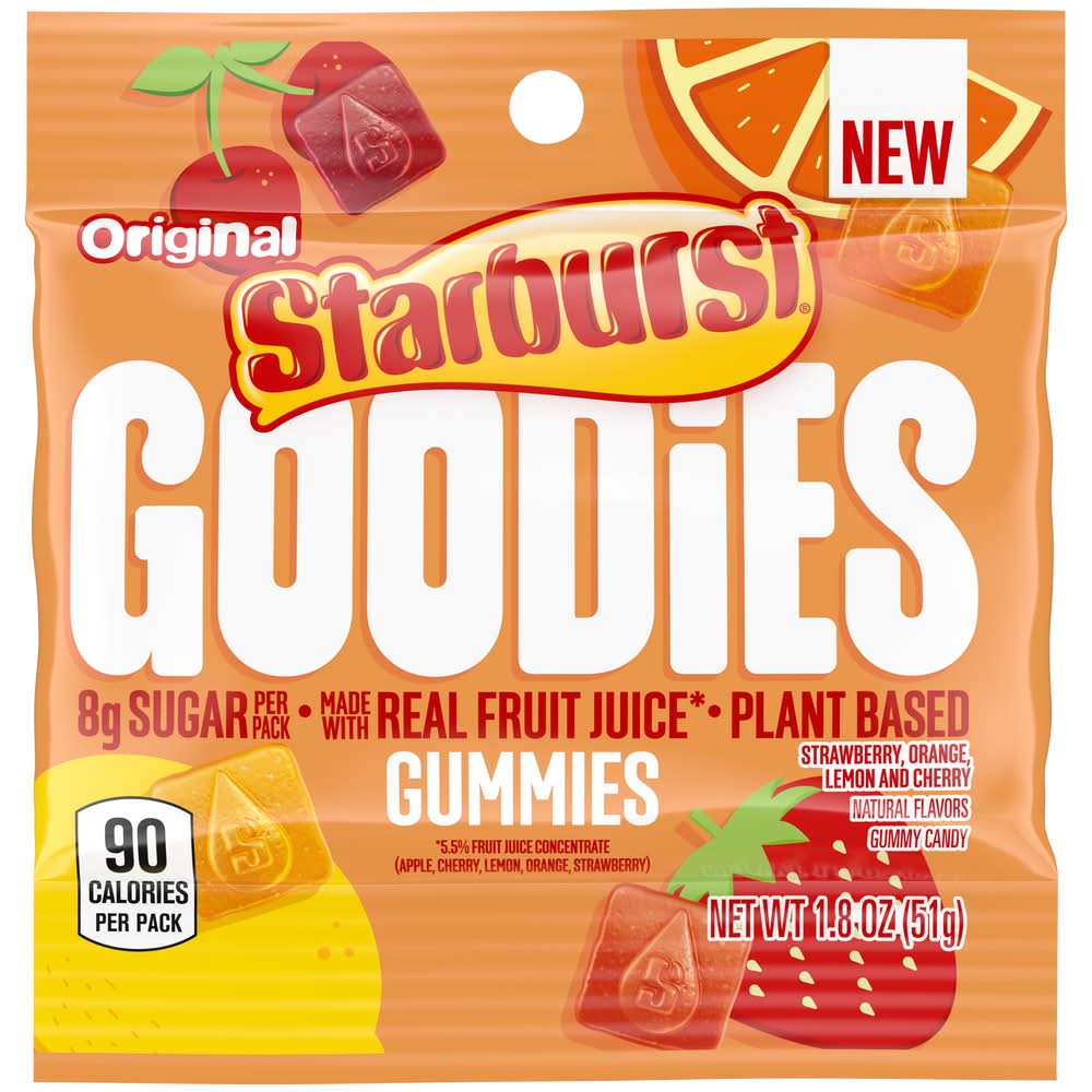 Starburst Original Goodies Gummies (1.8 oz)