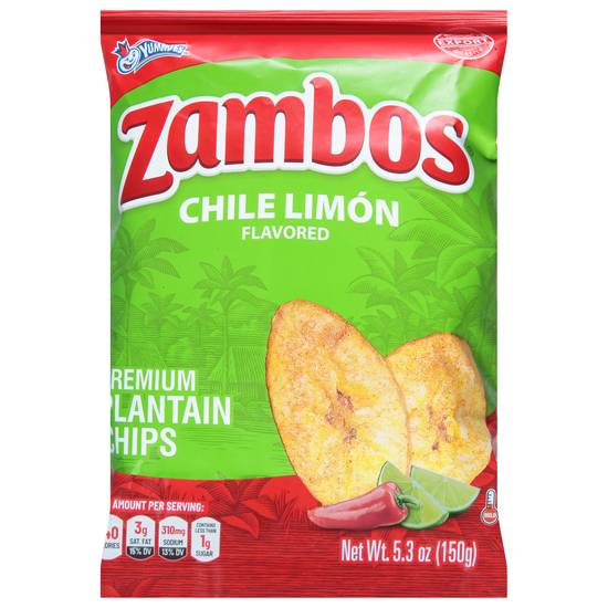 Zambos Chile Limon Flavored Plantain Chips