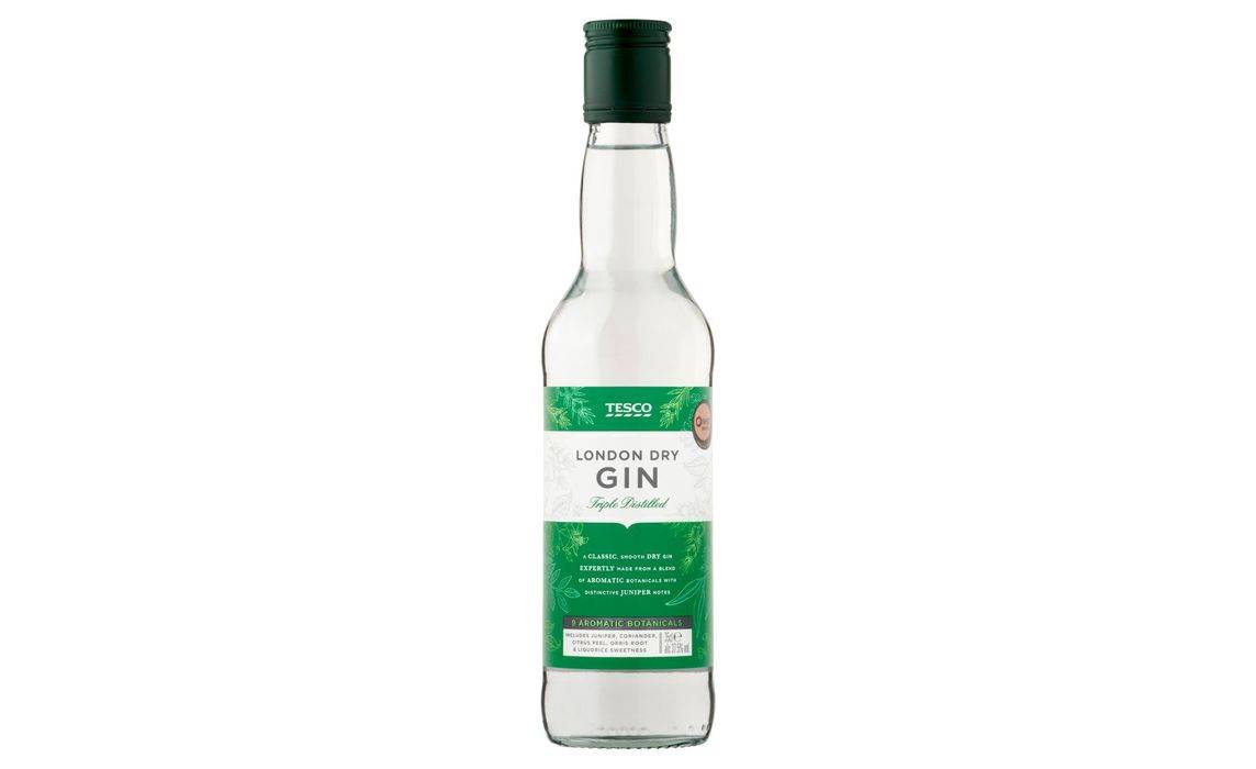 Tesco London Dry Gin 35cl (393186)