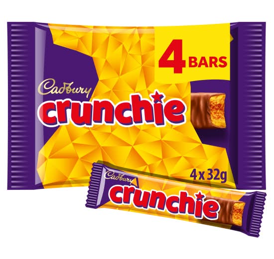 Cadbury Crunchie Chocolate Bar (4 pack)