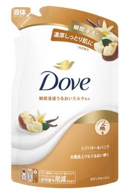 ユニリーバ・ジャパン　ダヴ　ボディウォッシュ　シアバター＆バニラ　詰替　３３０ｇ