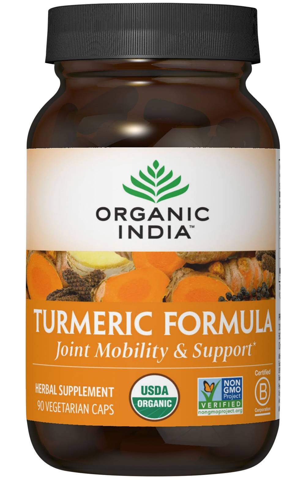 Organic Turmeric Formula (90 Vegetarian Capsules)