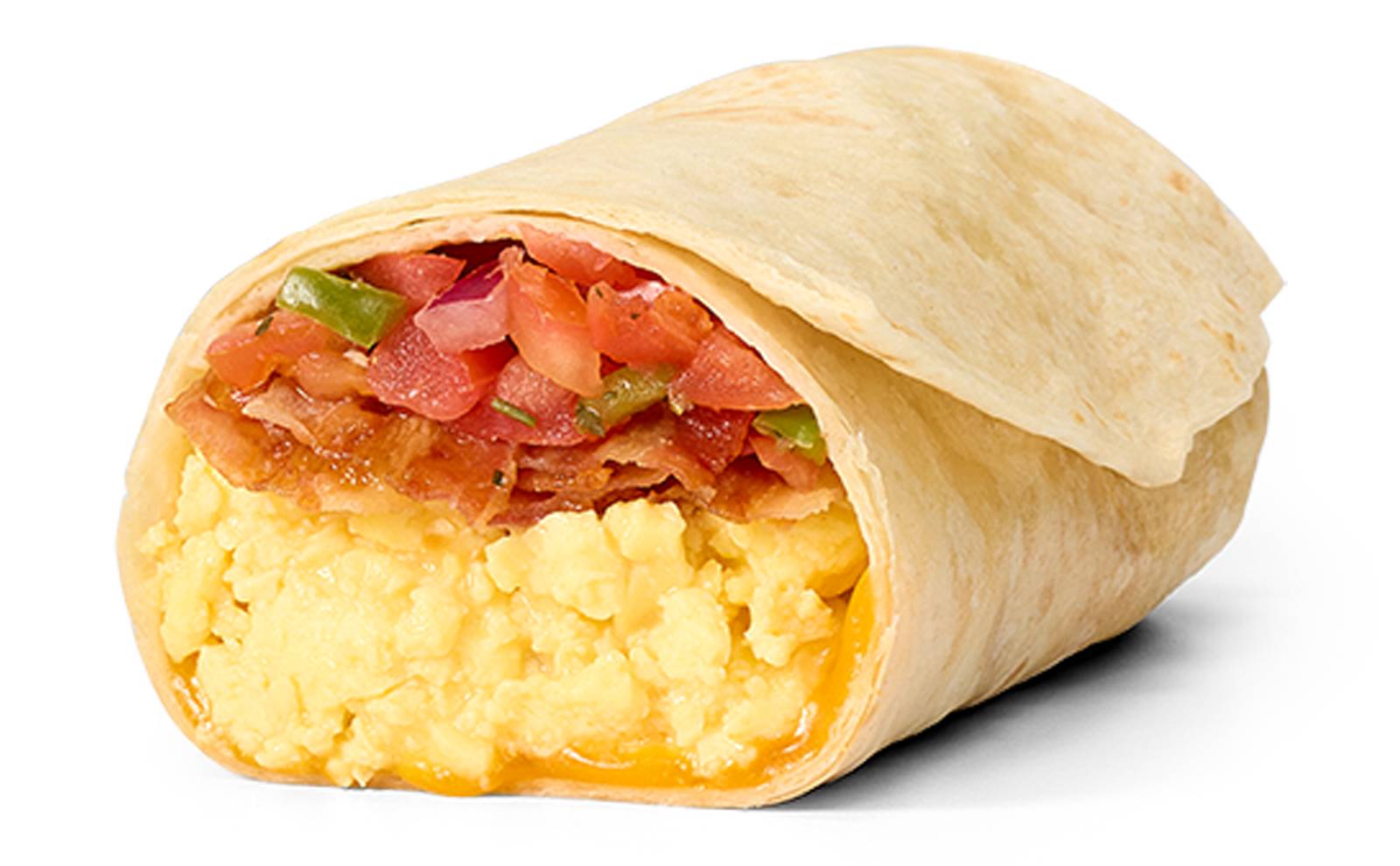 Burrito Breakfast Toasted Whole Mainstream: Scrambled Eggs Bacon - Each