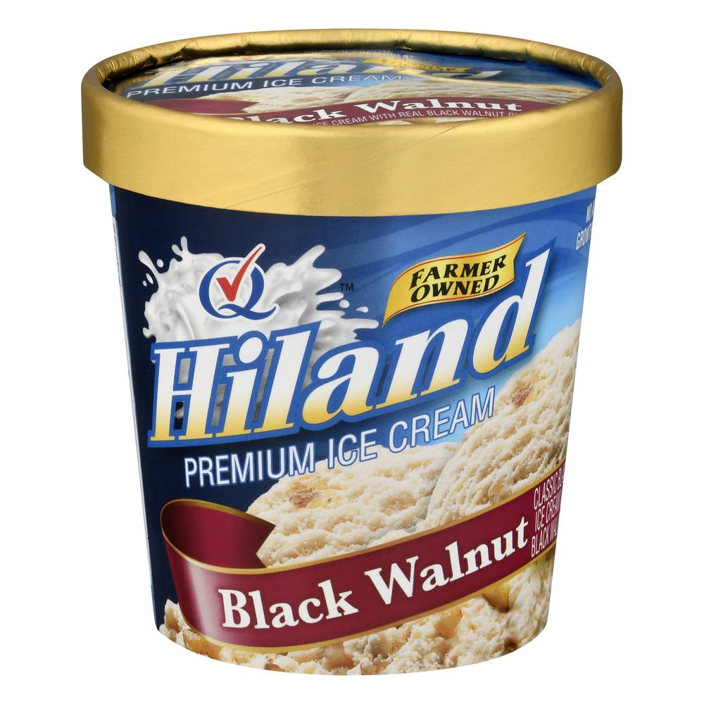 Hiland Premium Black Walnut Ice Cream (1 pint)