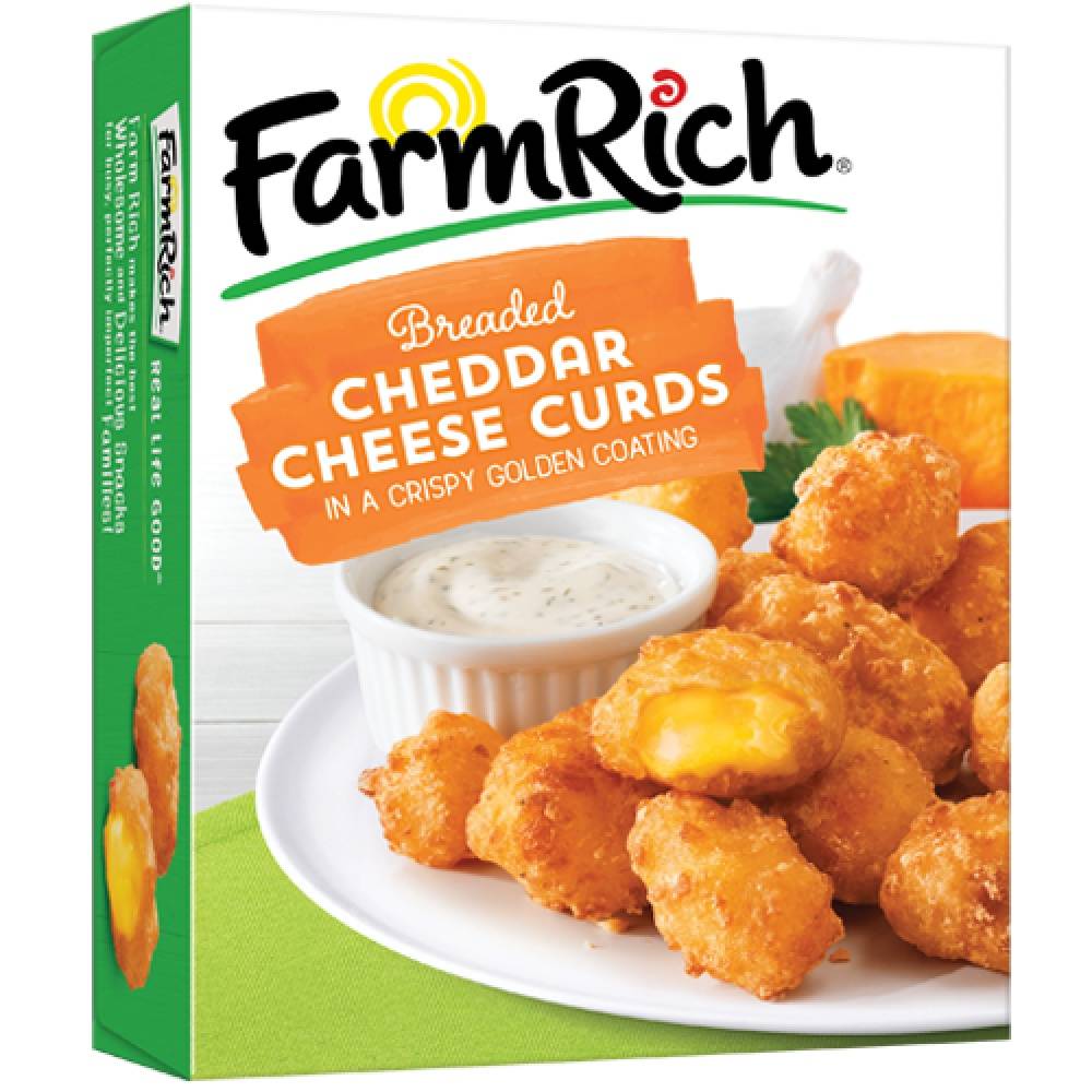 Farm Rich Breaded Cheddar Cheese Curds (15 oz)