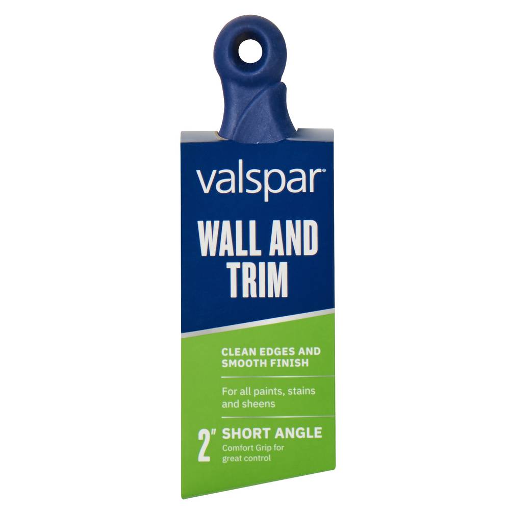 Valspar Wall and Trim 2-in Reusable Polyester Angle Sash Brush | 880289200