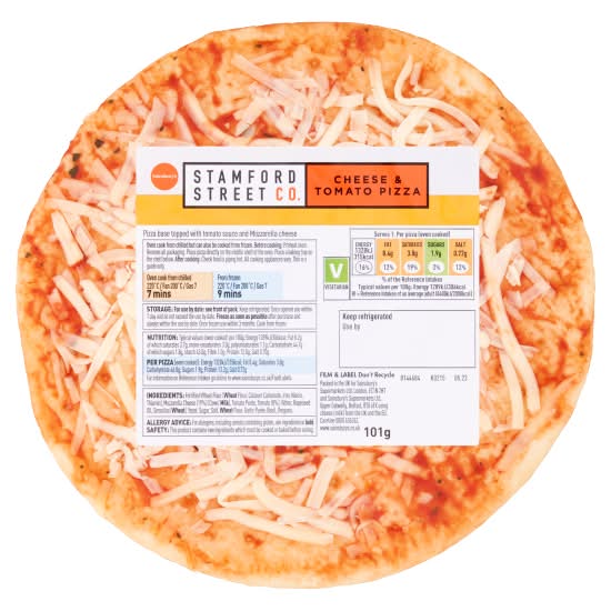 Stamford Street Co. Cheese & Tomato Pizza (101g)
