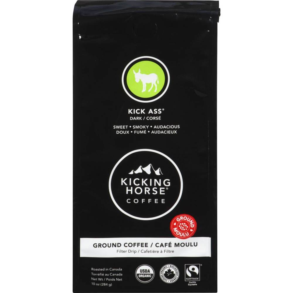 Kicking Horse Coffee Organic Dark Roast Kick Ass (284 g)