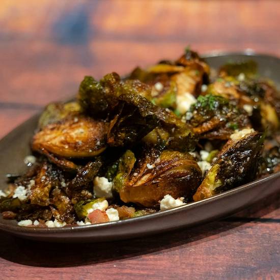 Crispy Hot Honey Brussels Sprouts
