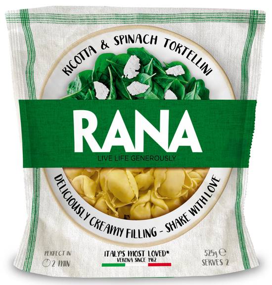 Rana Ricotta & Spinach Tortellini Pasta 325g