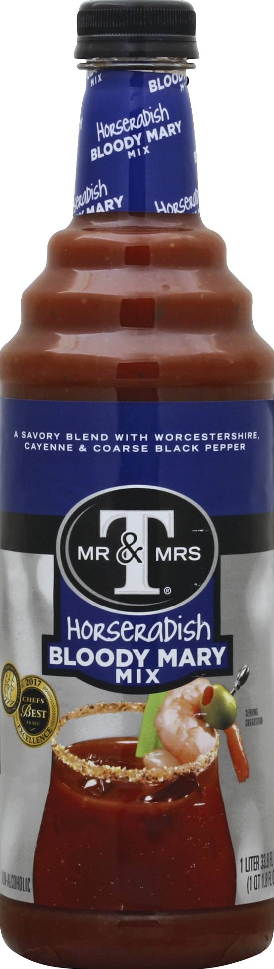 Mr & Mrs T Horseradish Bloody Mary Mix (33.8 fl oz)
