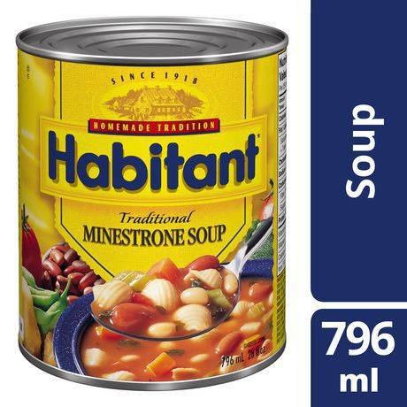 Habitant soupe minestrone traditionnelle (796 ml) - traditional minestrone soup (796 ml)