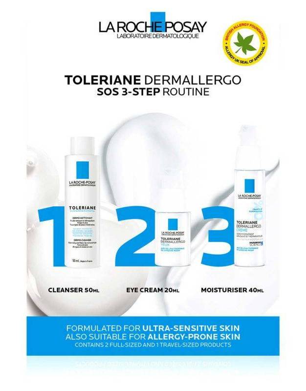 La Roche-Posay Toleriane Dermallergo Sos 3-Step Soothing Kit