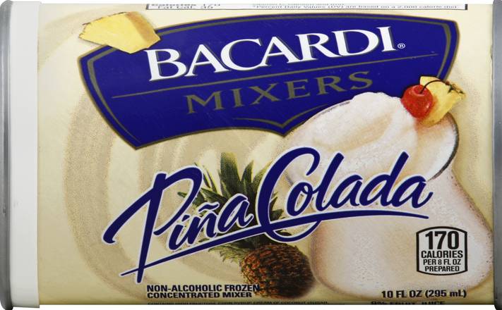 Bacardi Frozen Mixers (pina colada)