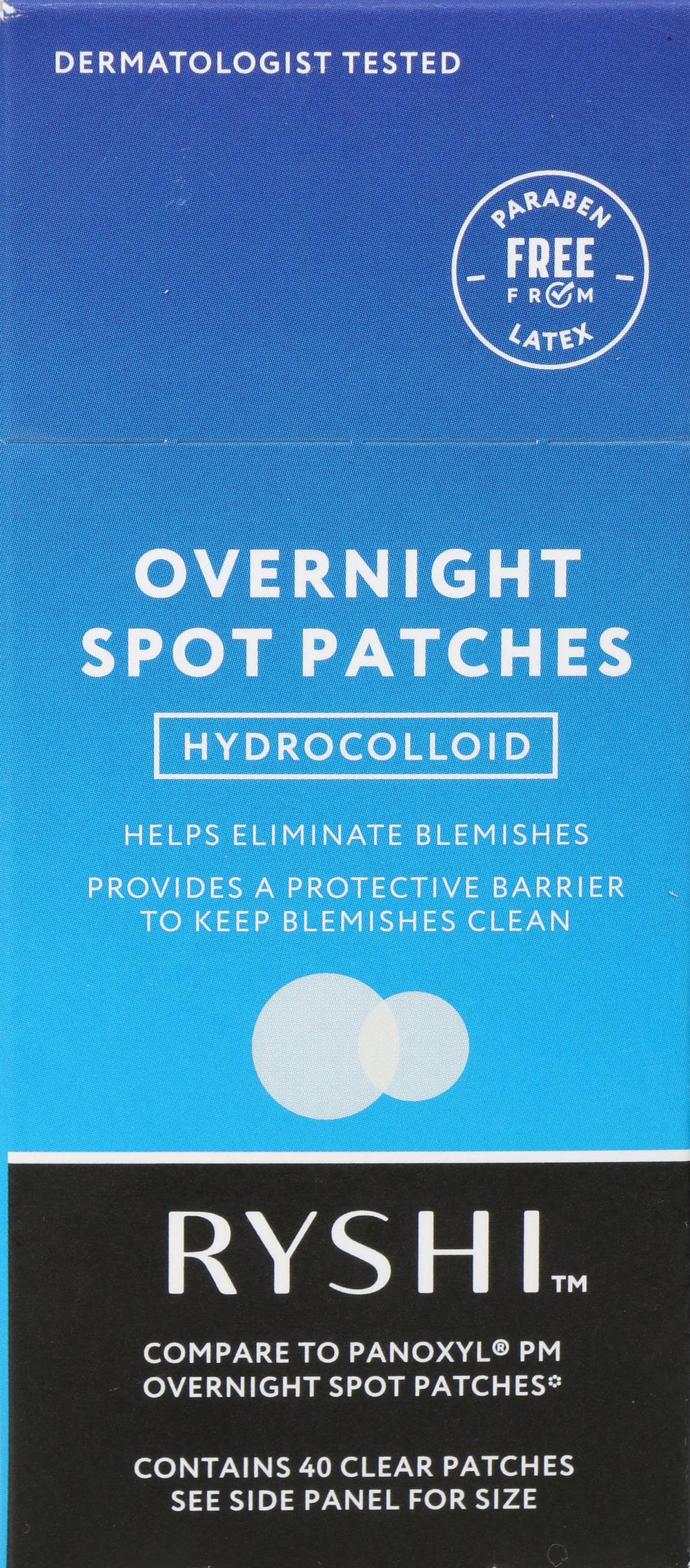 Ryshi Overnight Spot Hydrocolloid Patches (40 ct)