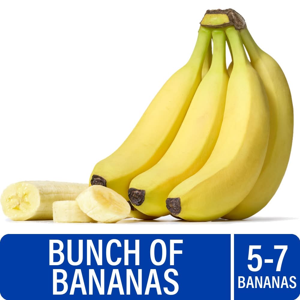Fresh Bunch of Bananas – 5-7 Bananas