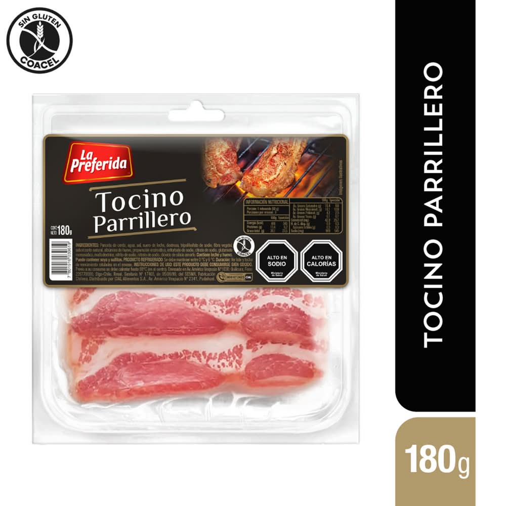 La Preferida · Tocino parrillero (180 g)