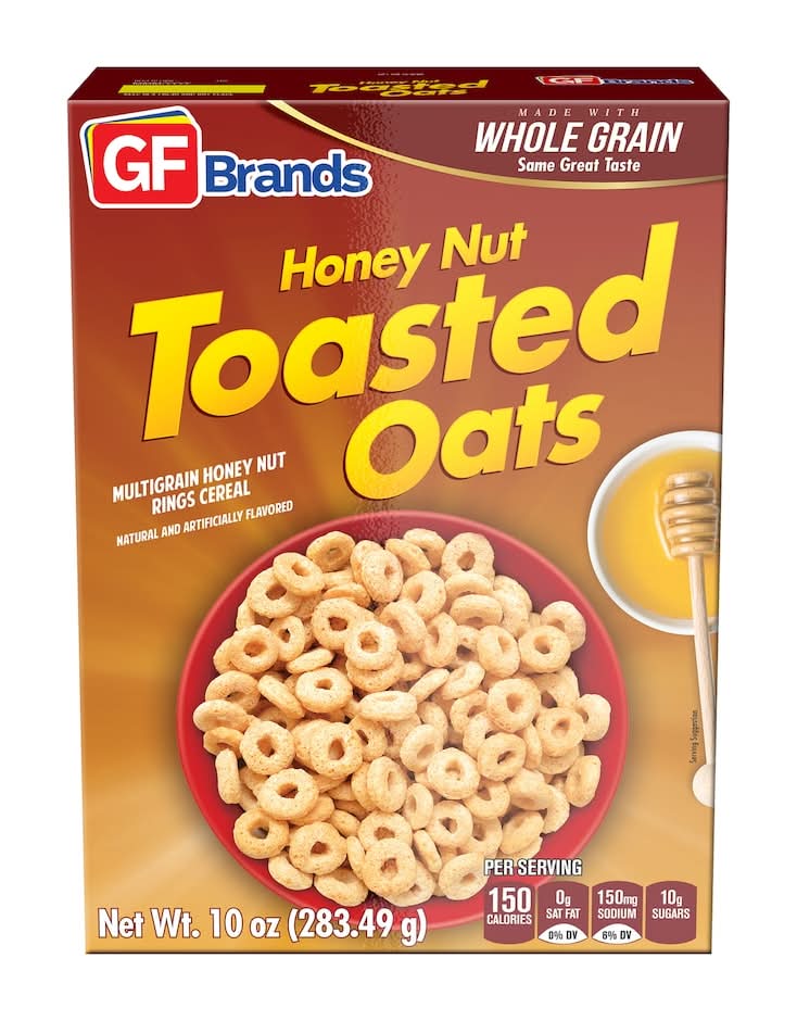 GF Brands Honey Nuts Toasted Oats, 1-ct.