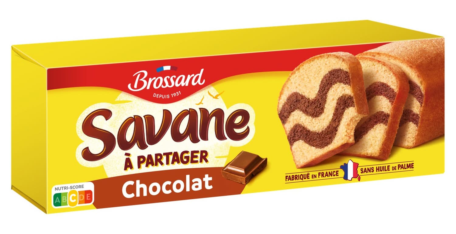 Brossard - Gâteau marbré savane, chocolat (310g)