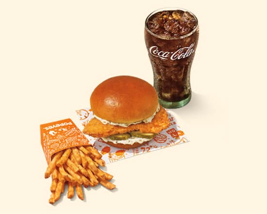 Flounder Fish Sandwich Combo