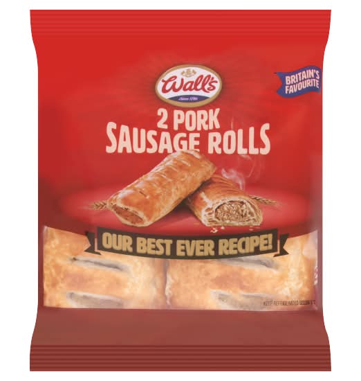 Wall's Pork Sausage Rolls (2 pack)