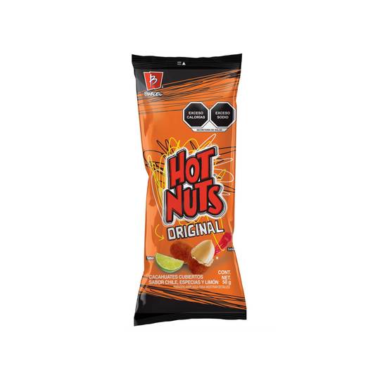 Hot Nuts Cacahuates MuLintenso 50g