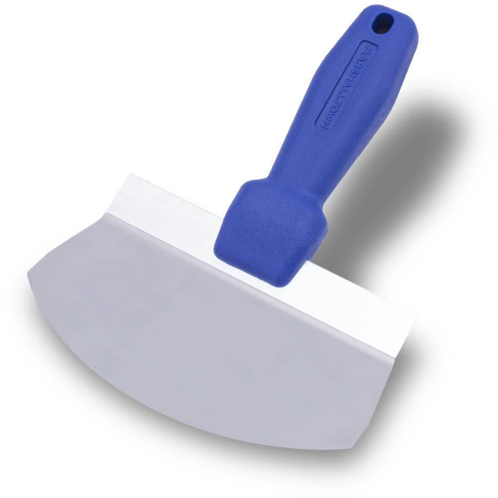 Marshalltown Bucket Scoop Silver Heavy Duty Stainless Steel Grout and Mortar Scoop | 4502SD-LT