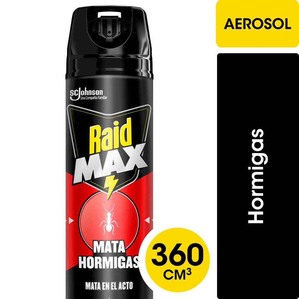 Raid insecticida mata hormigas (aerosol 390 cc)