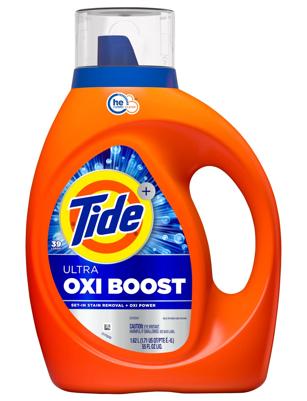 Tide Ultra Oxi Boost Liquid Laundry Detergent (55 fl oz)