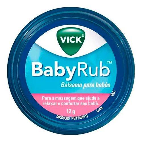 Vick · Bálsamo calmante babyrub (12 g)