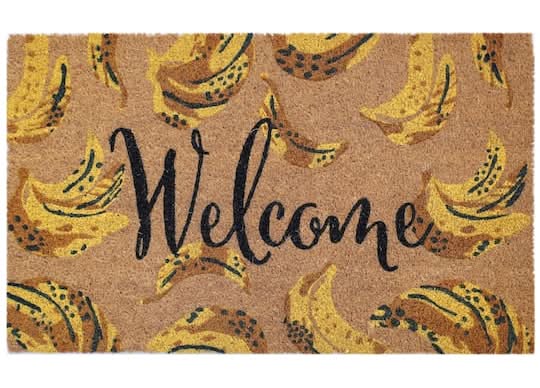 Welcome Banana Doormat By Ashland